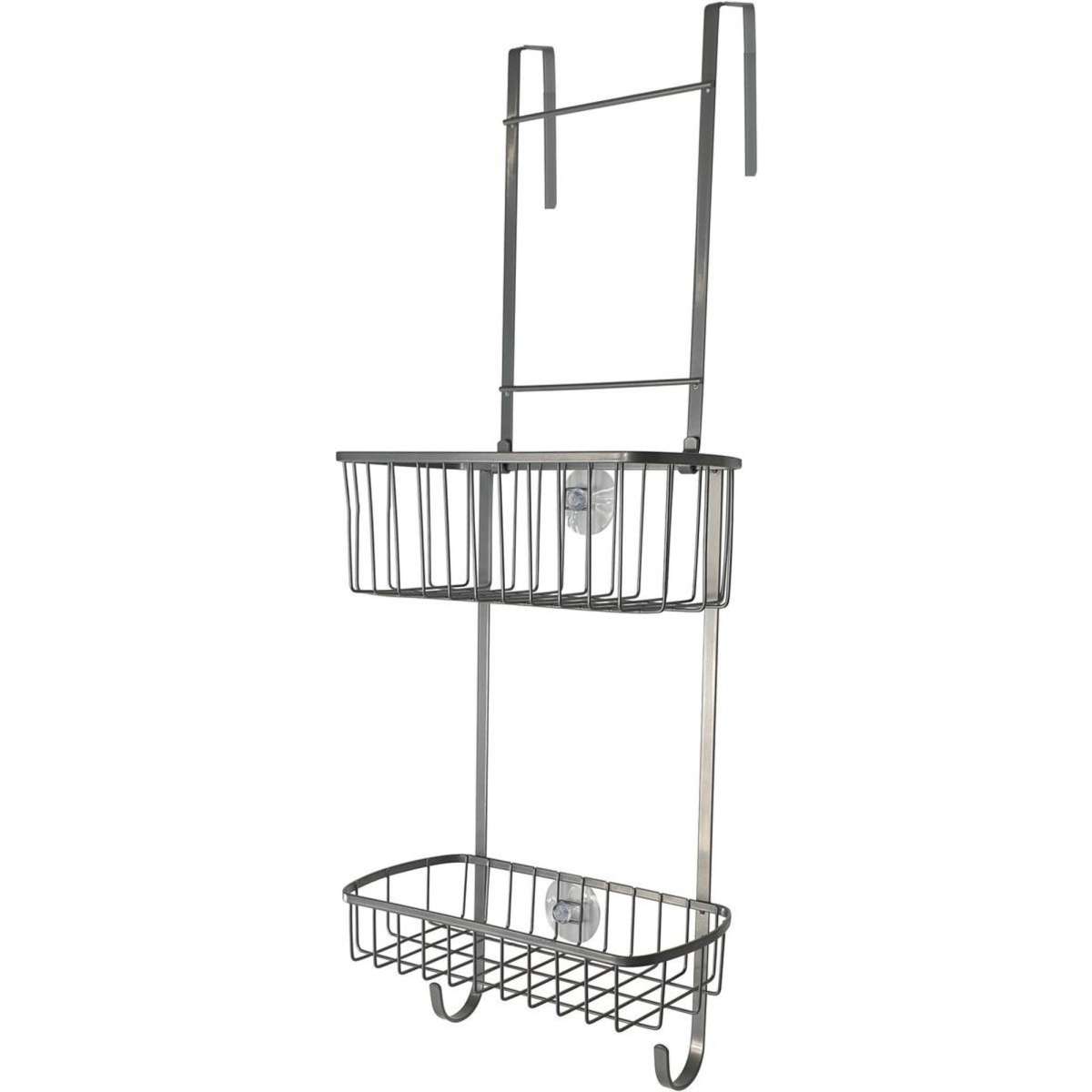 L.T. Williams Over Screen Shower Caddy Silver Woolworths
