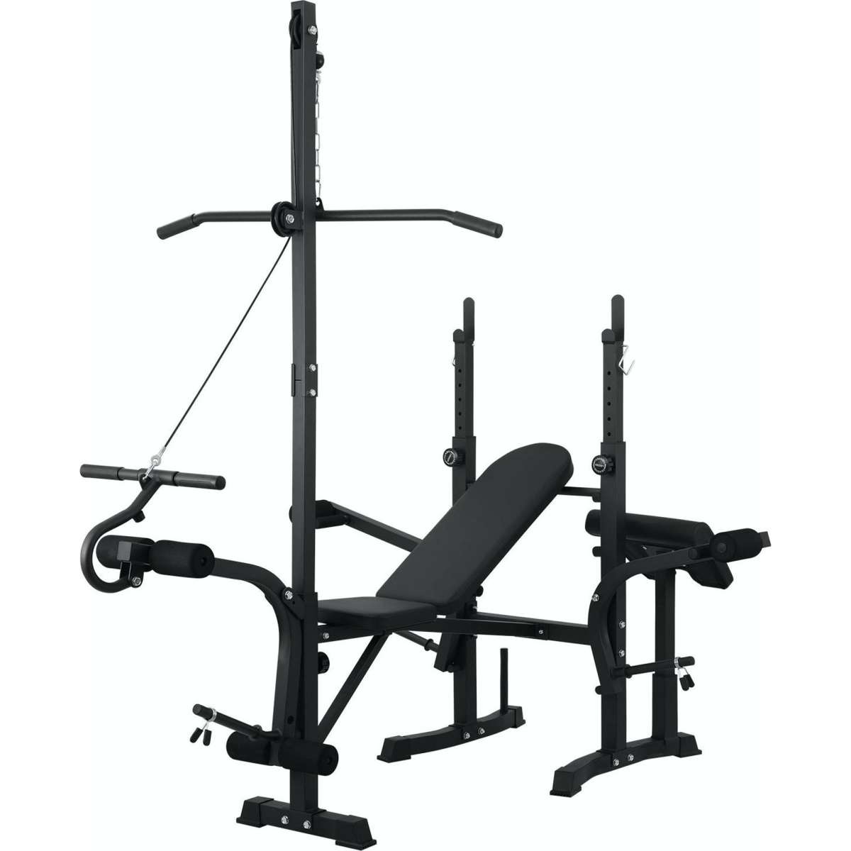 Finex Weight Bench Press Multi-Station Fitness Gym Pulldown Equipment ...