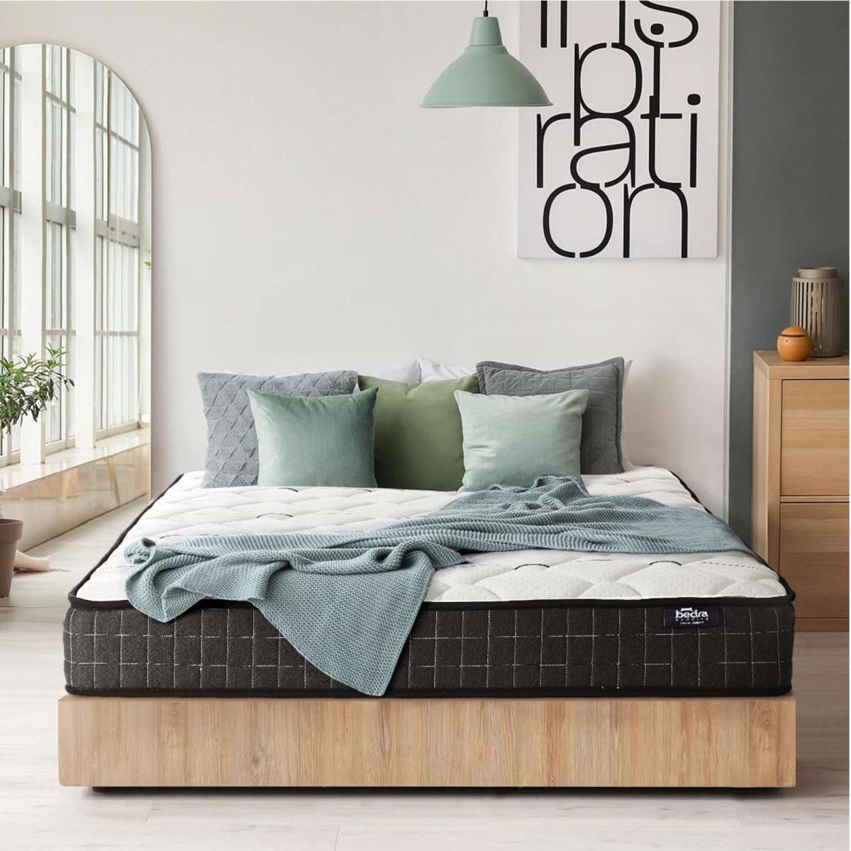 Bedra Bedding Double Mattress Bed Luxury Medium Firm Foam Bonnell