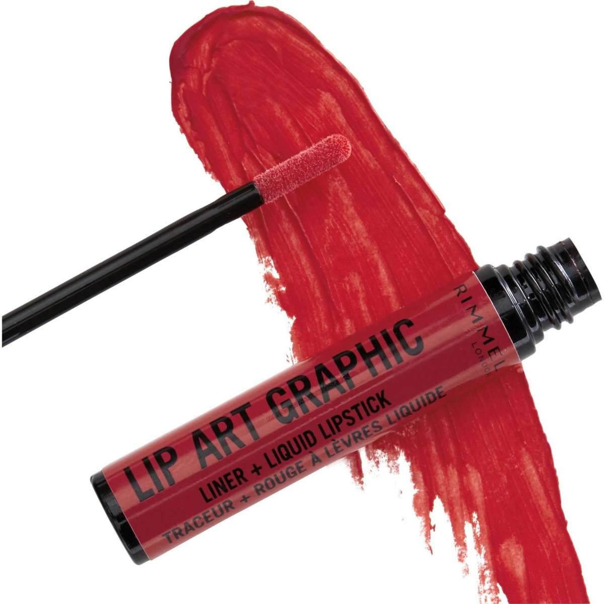 Rimmel London Lip Art Graphic 2 in 1 Liner and Liquid Lipstick 1.8mL