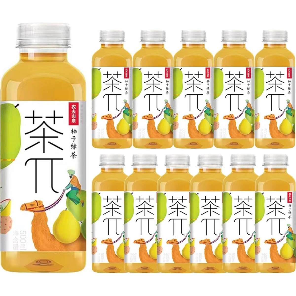 Nongfu Spring Tea Pai Pomelo Green Tea 500mlX12Pack Woolworths