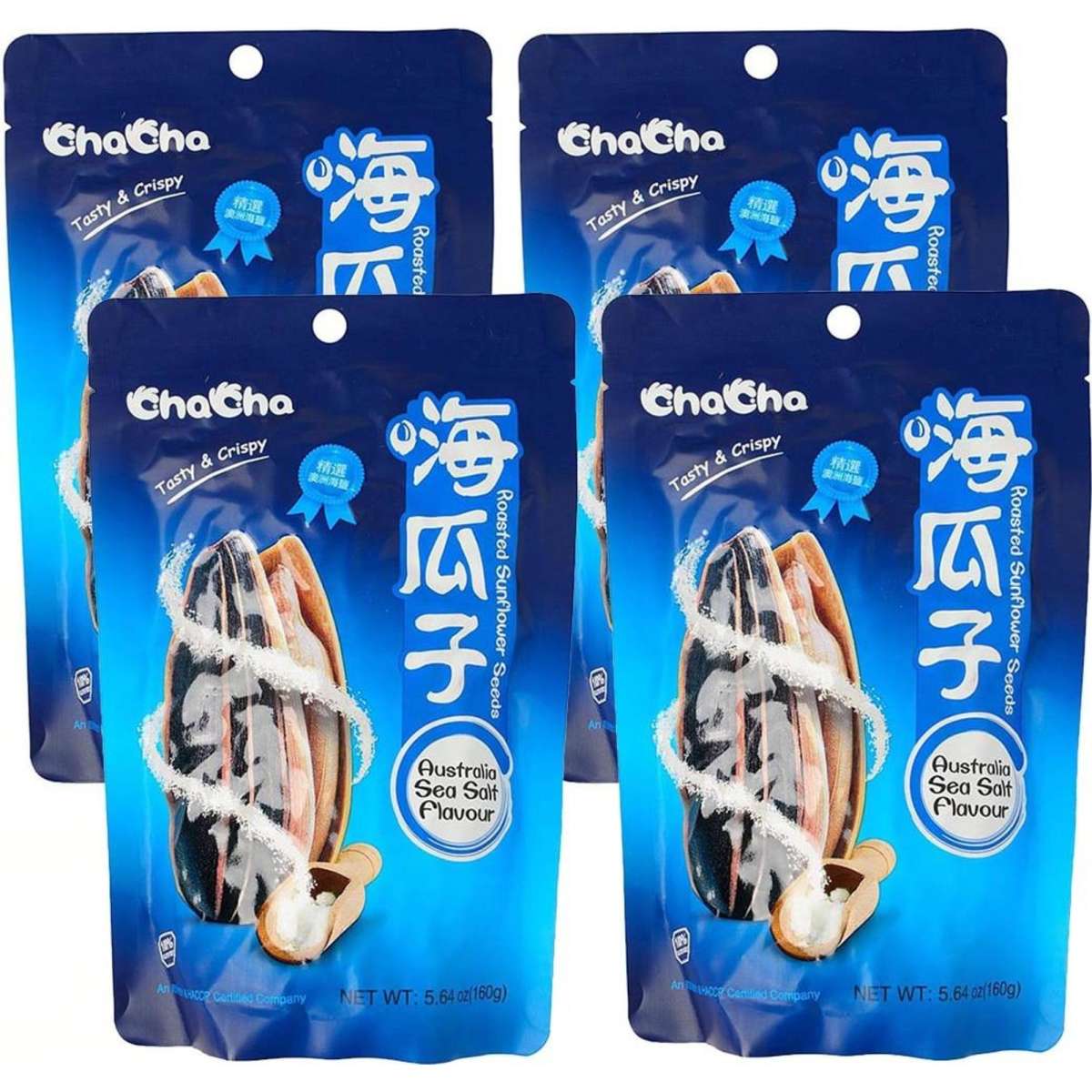 Chacha Melon Seeds Sea Salt Flavor 160gX4Pack Woolworths