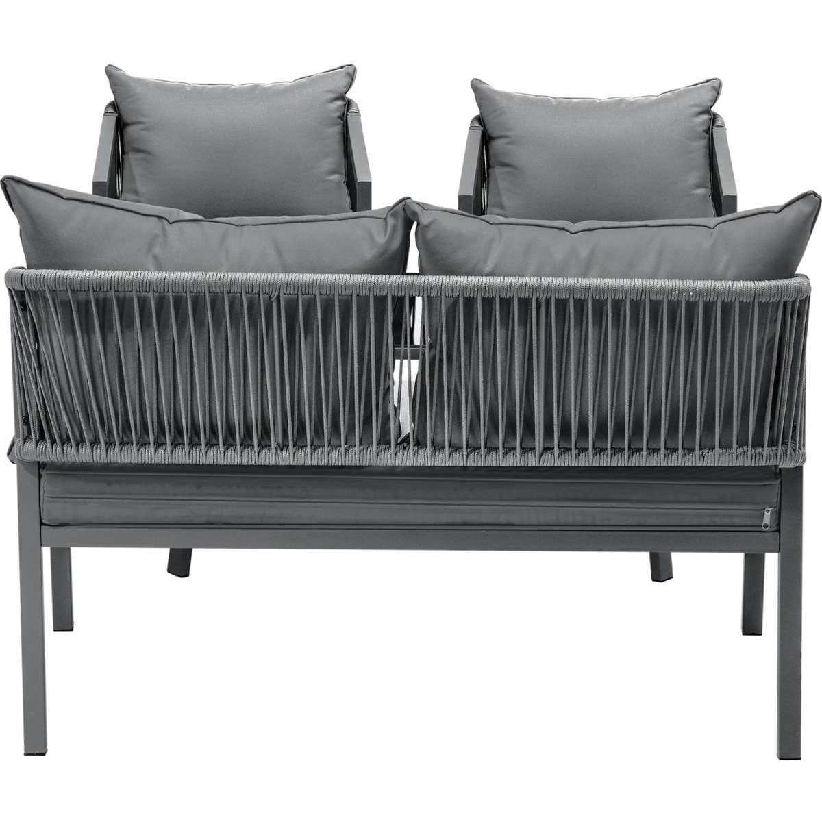 Livsip 4PCS Garden Outdoor Furniture Setting Lounge Patio Sofa Table