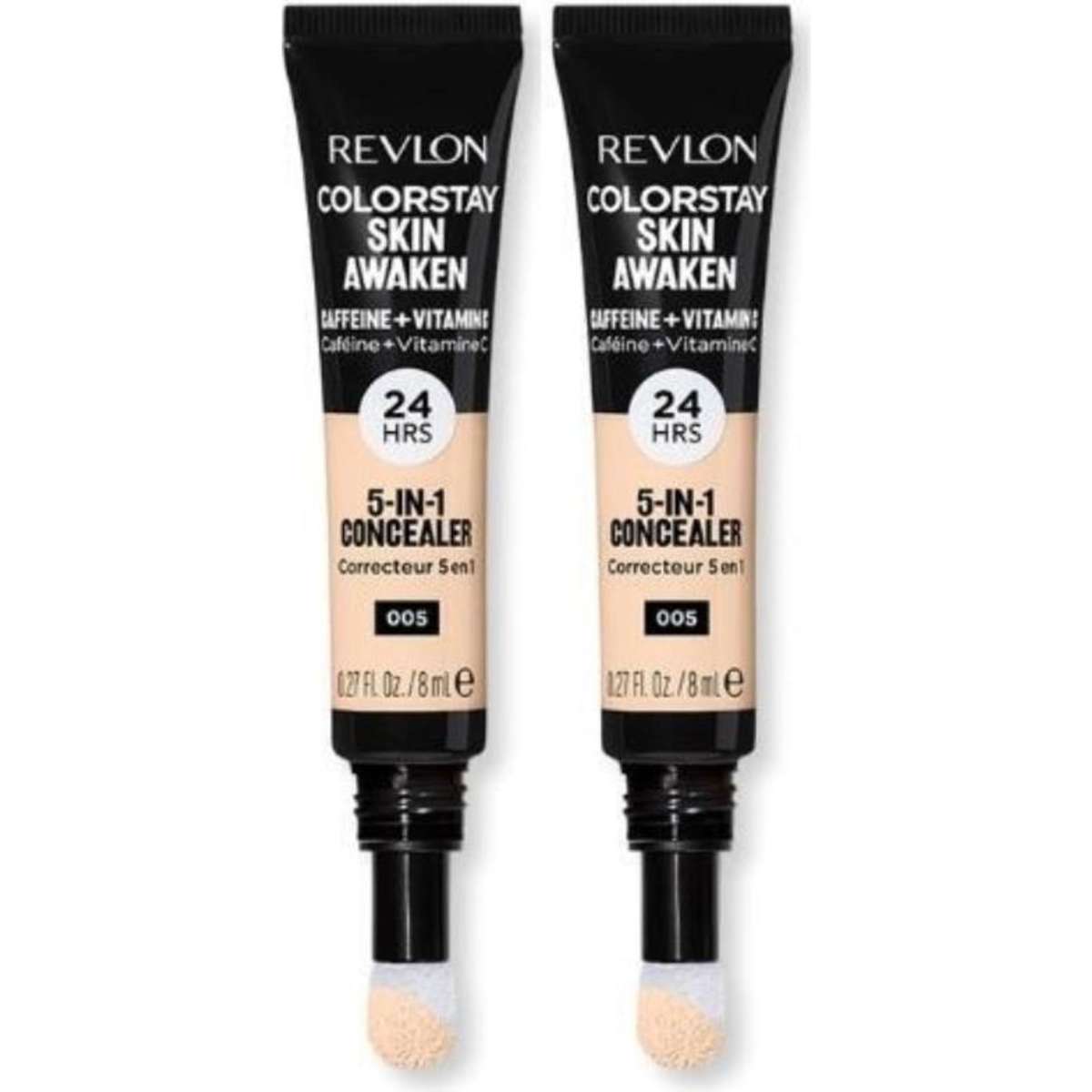 Revlon ColorStay Skin Awaken 5-in-1 Concealer 8mL - 005 Fair x 2 ...