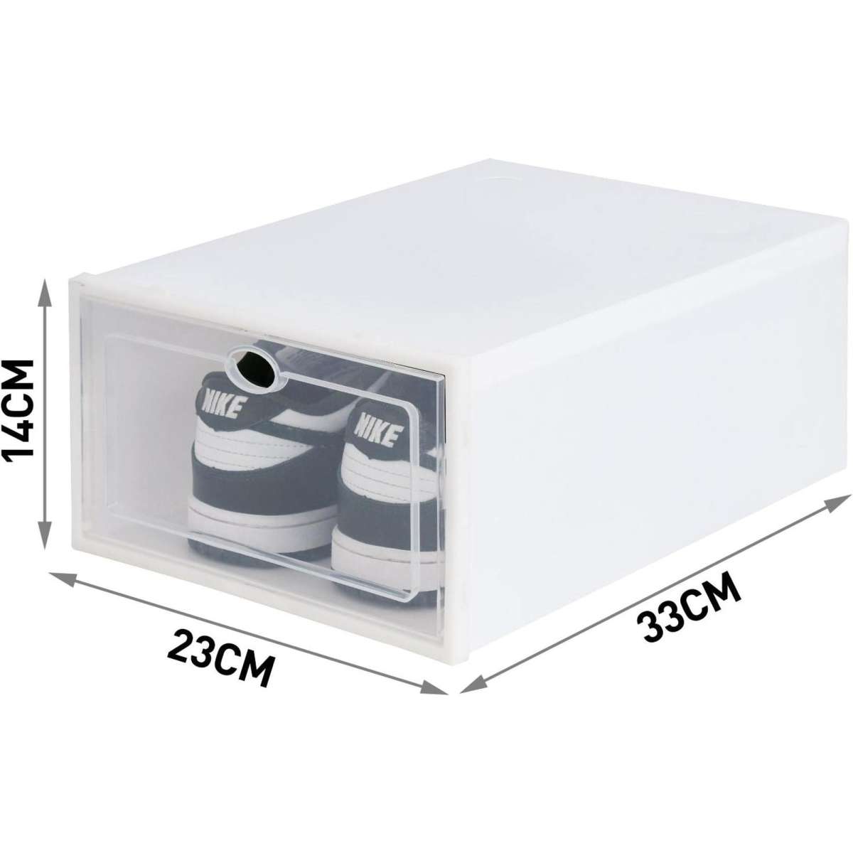 Advwin 27 Pack Shoe Boxes Stackable Plastic Shoe Storage Boxes Woolworths