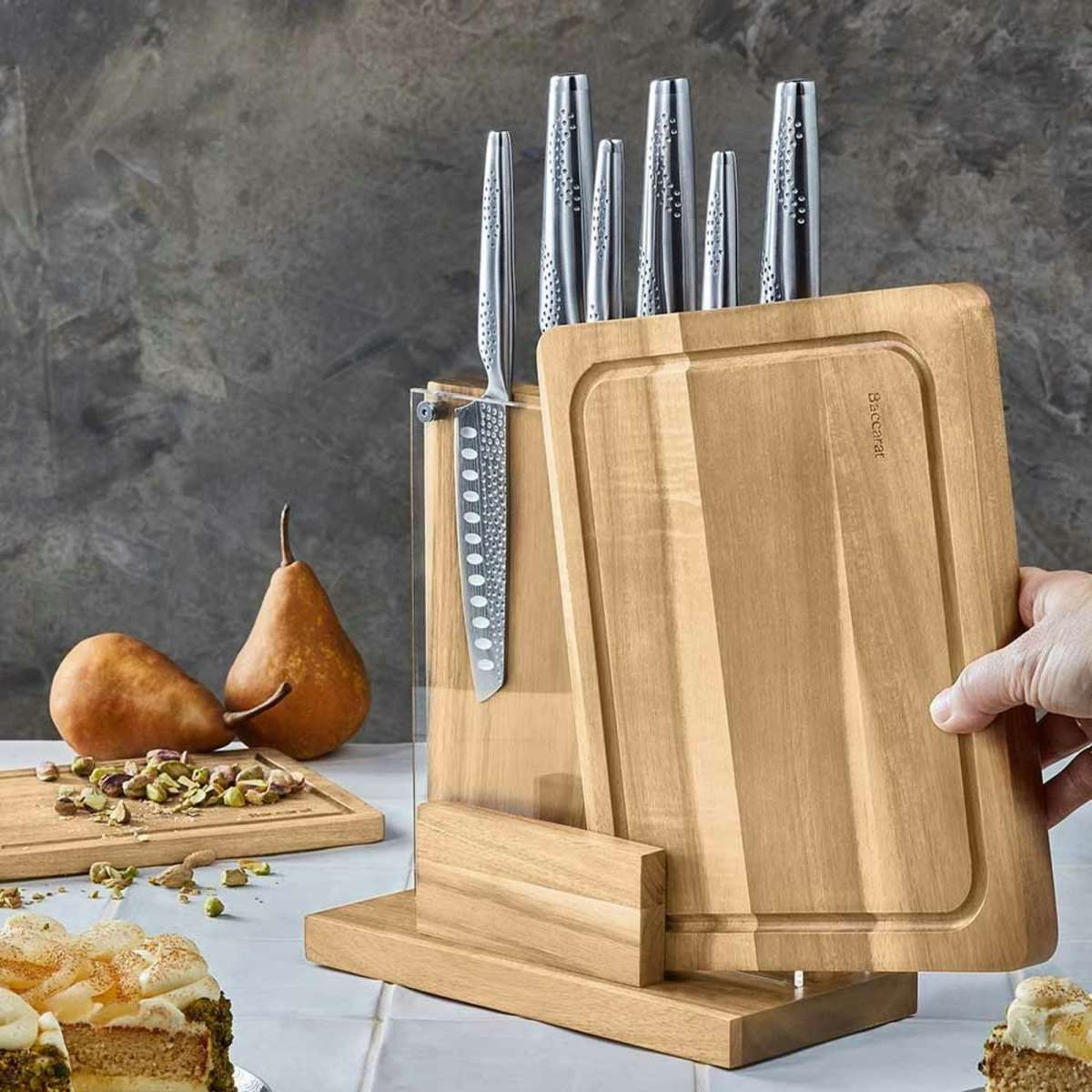Baccarat iD3 Samurai Sato 7 Piece Knife Block Woolworths