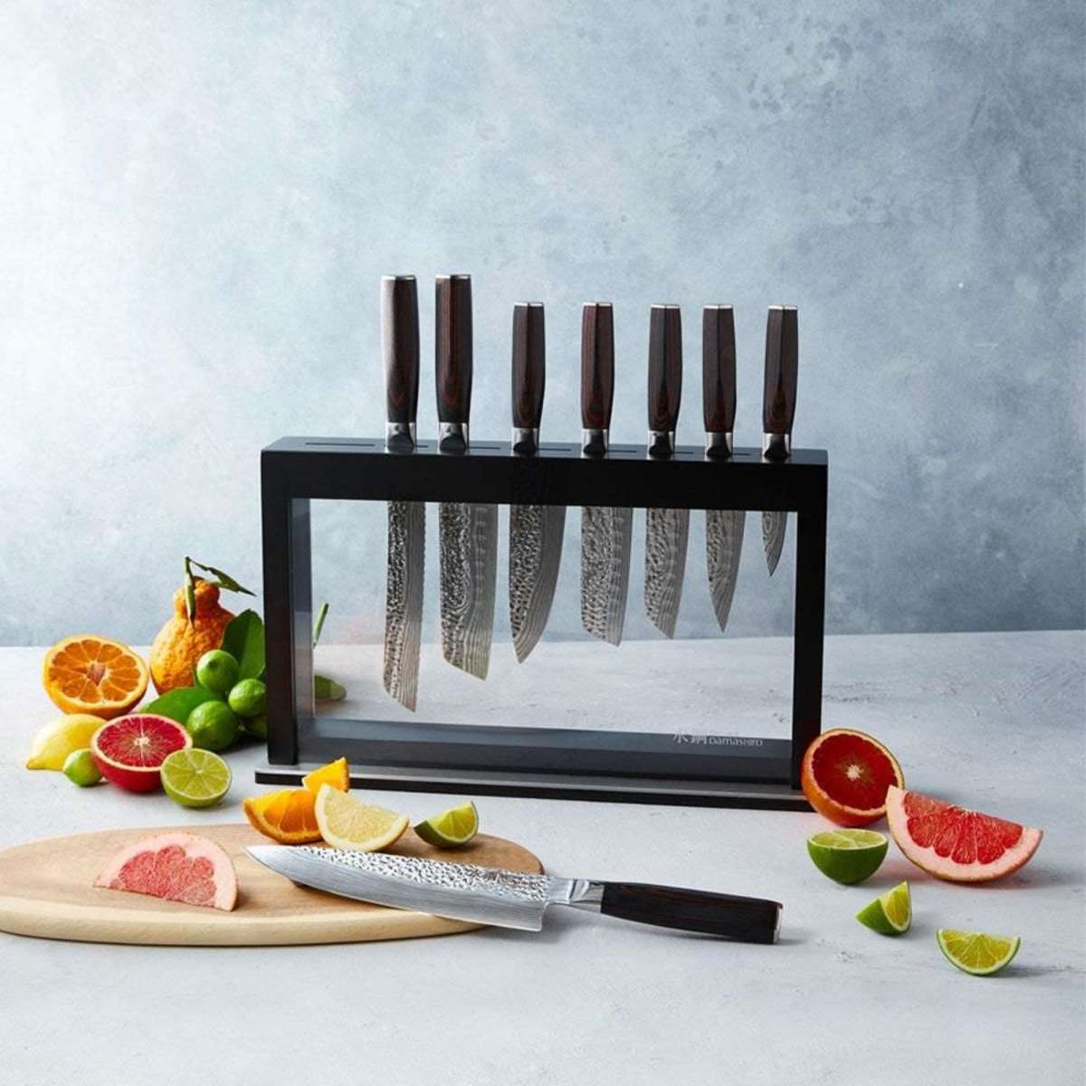 Baccarat Damashiro Emperor Hisa 9 Piece Knife Block Woolworths