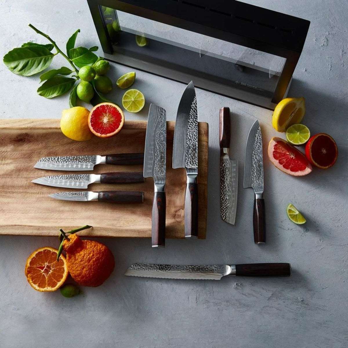 Baccarat Damashiro Emperor Hisa 9 Piece Knife Block Woolworths