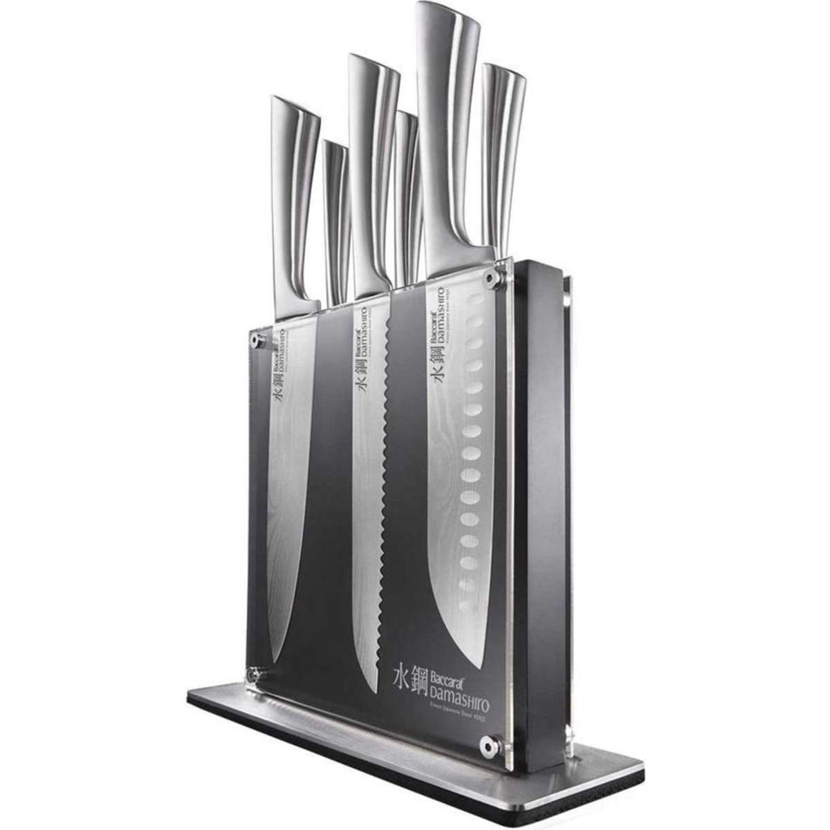 Baccarat Damashiro Kin Knife Block 7 piece Woolworths
