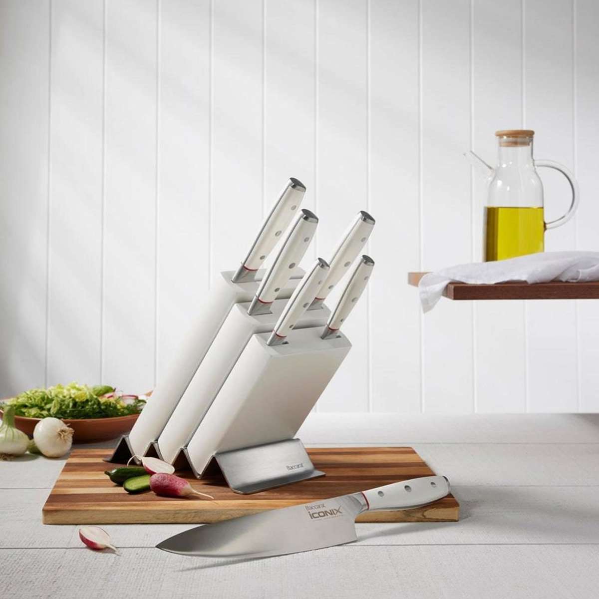 Baccarat iconiX Straub 7 Piece Knife Block Woolworths