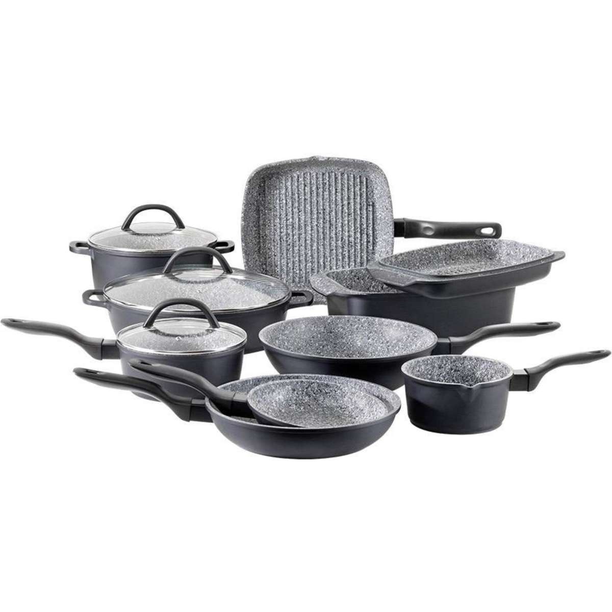 Baccarat STONEX2 10 Piece Ceramic Non Stick Cookware Set Woolworths