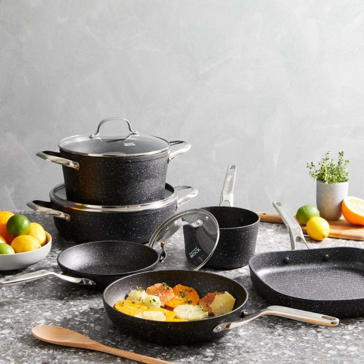 Baccarat Rock 6 Piece Cookware Set Woolworths