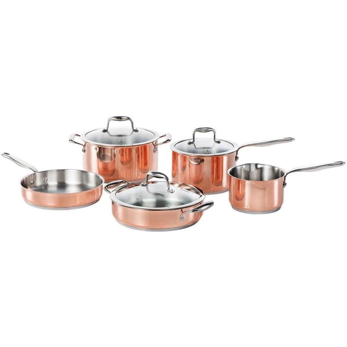 Baccarat Le Connoisseur 5 Piece Stainless Steel Cookware Set | Woolworths