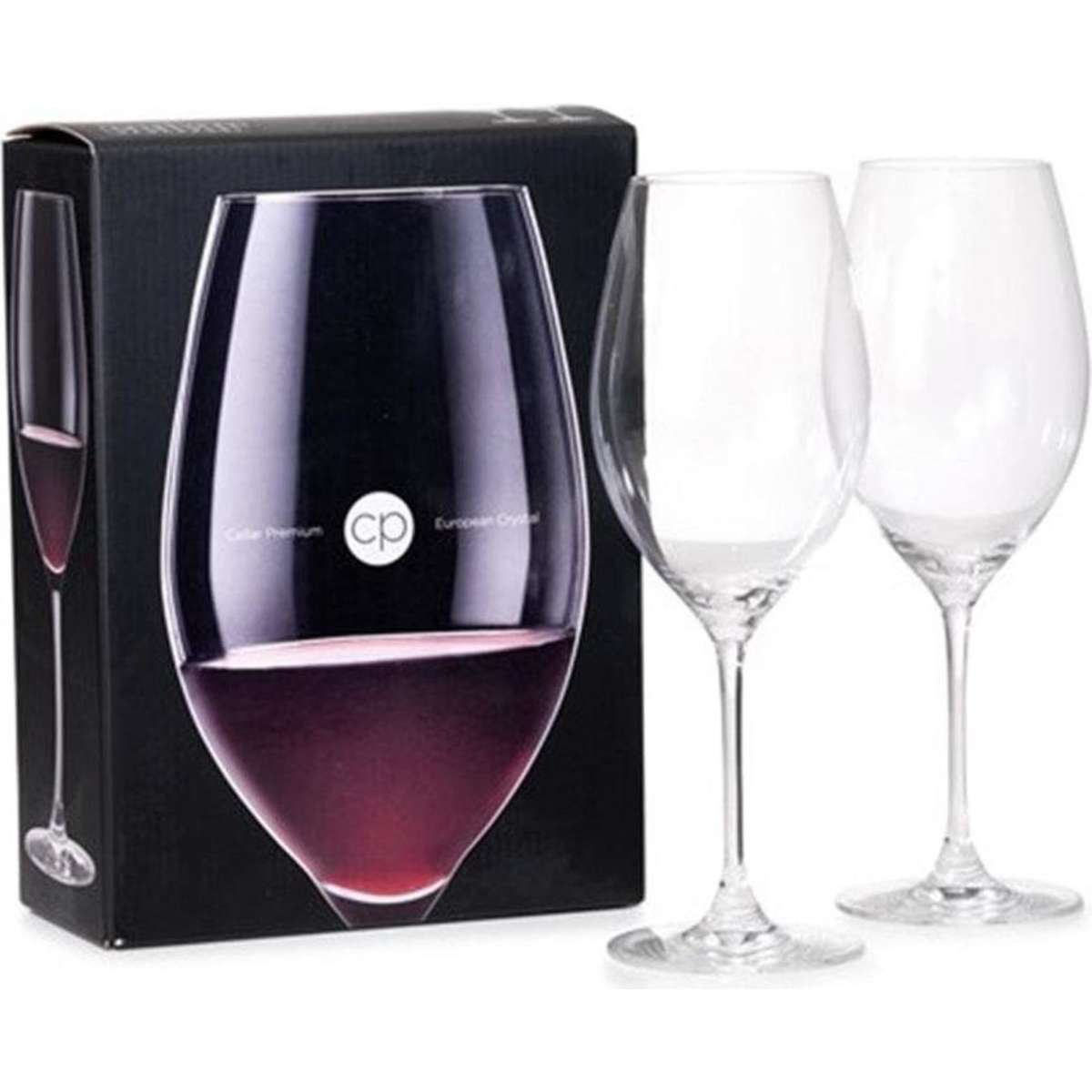 Cellar Premium Premium Wine Glass Set of 2 Size 540ml in Red Woolworths