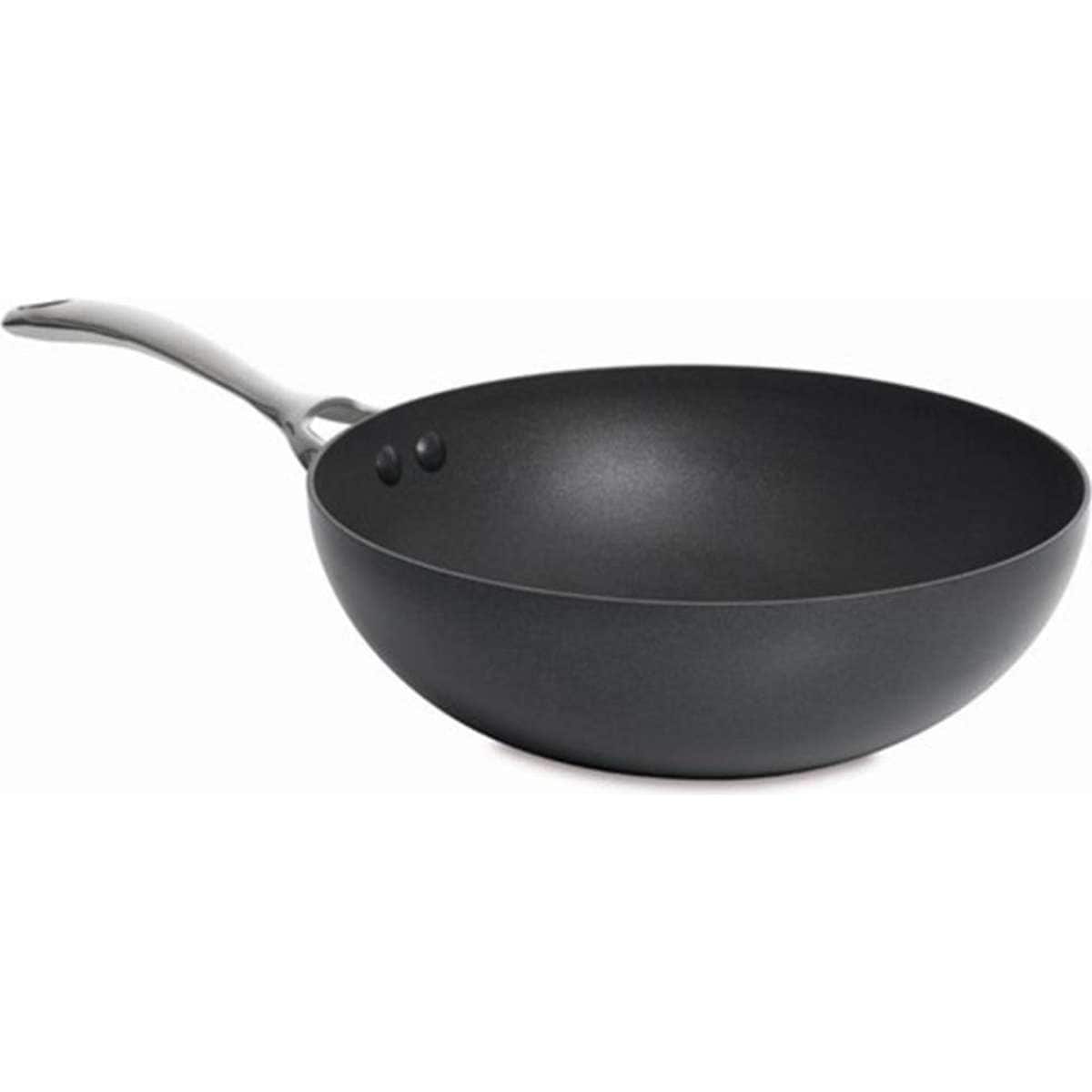 Baccarat iD3 Hard Anodised Stir Fry Pan Size 28cm Woolworths