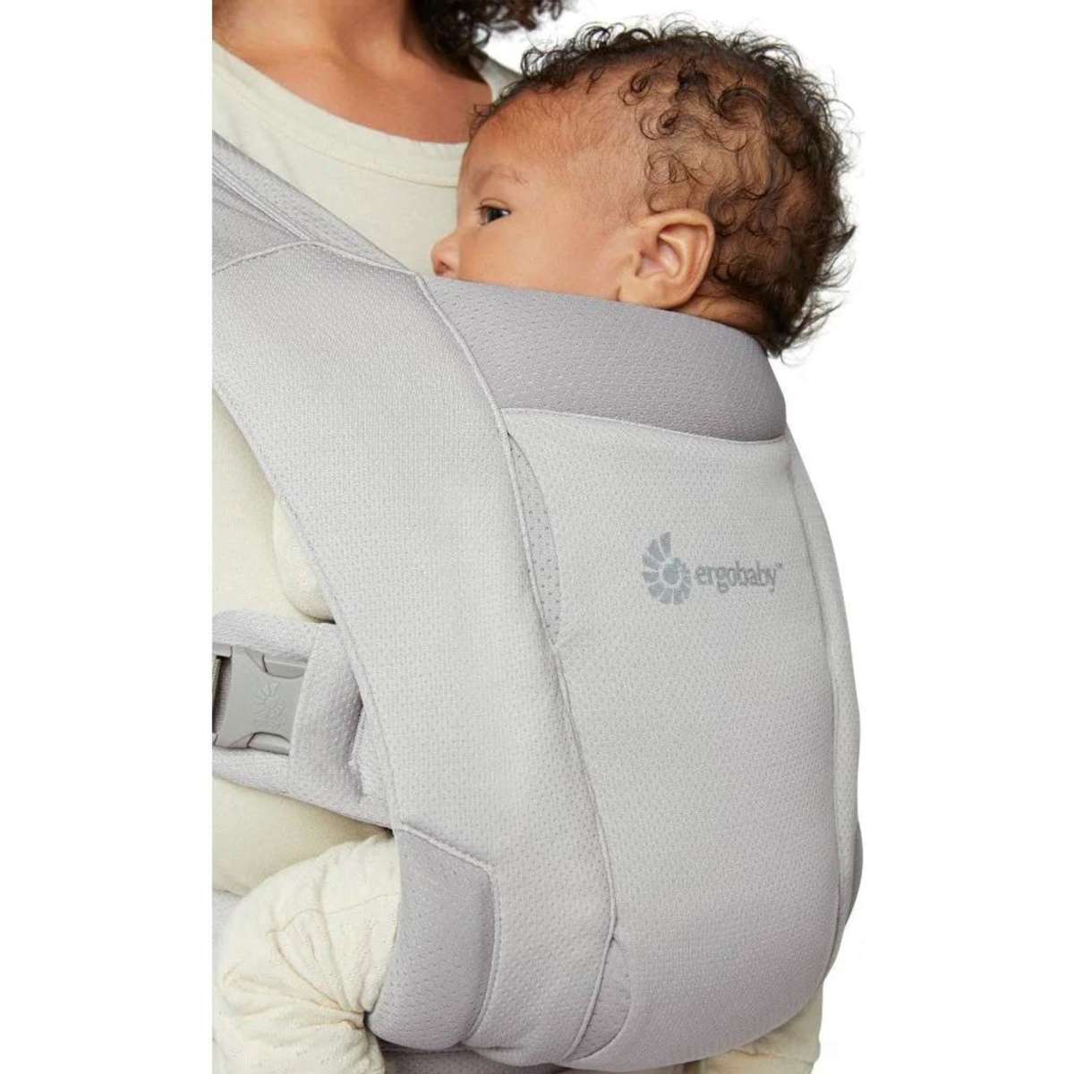 Ergobaby Embrace Soft Air Mesh Newborn Baby Carrier Soft Grey