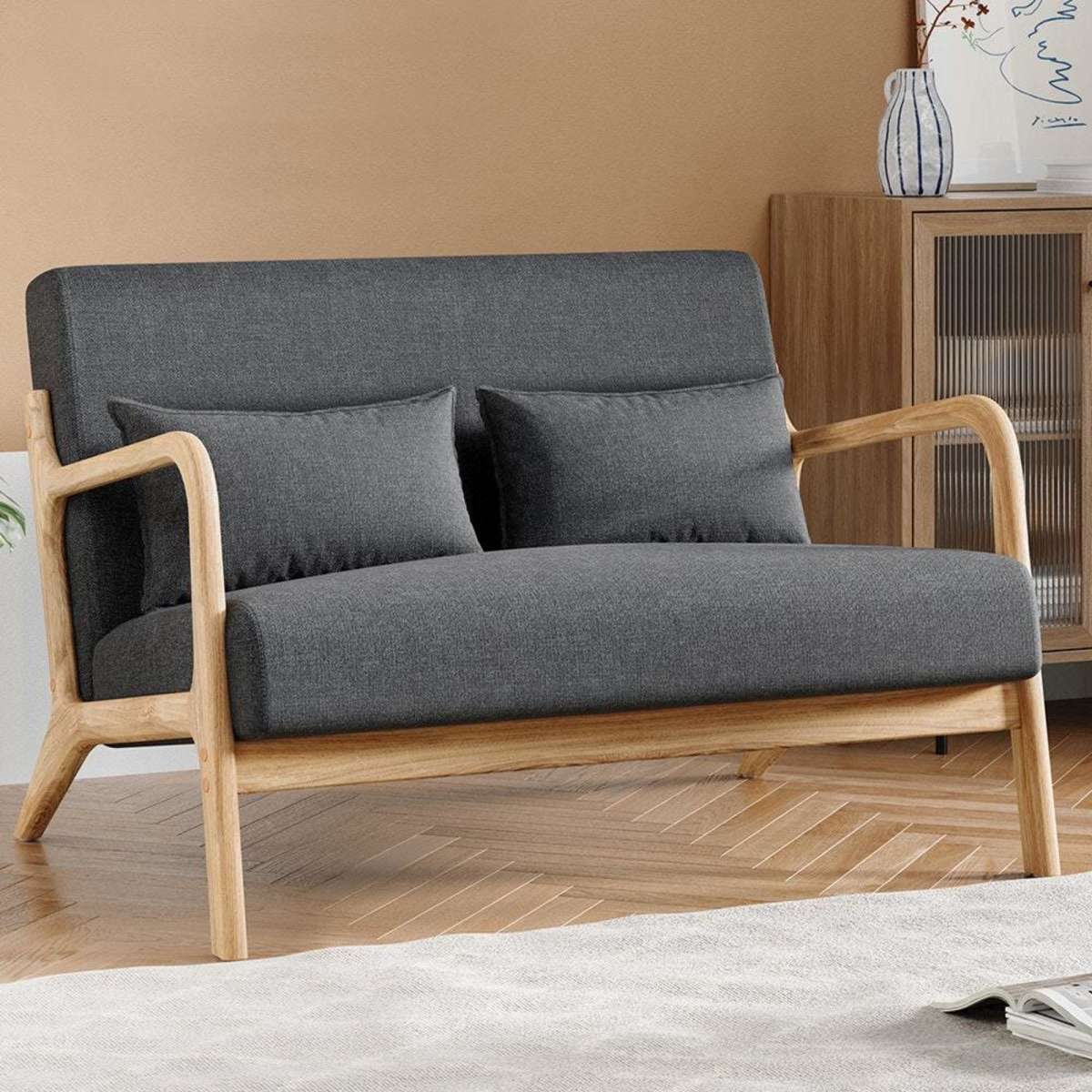 2 seater sofa online with armchair