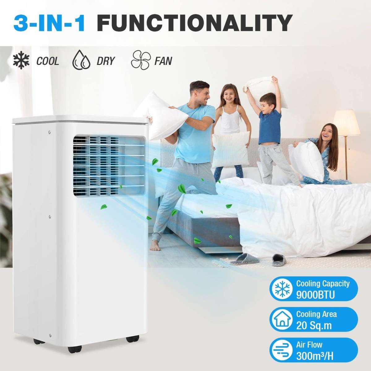 Advwin 9000BTU Portable Air Conditioner Woolworths