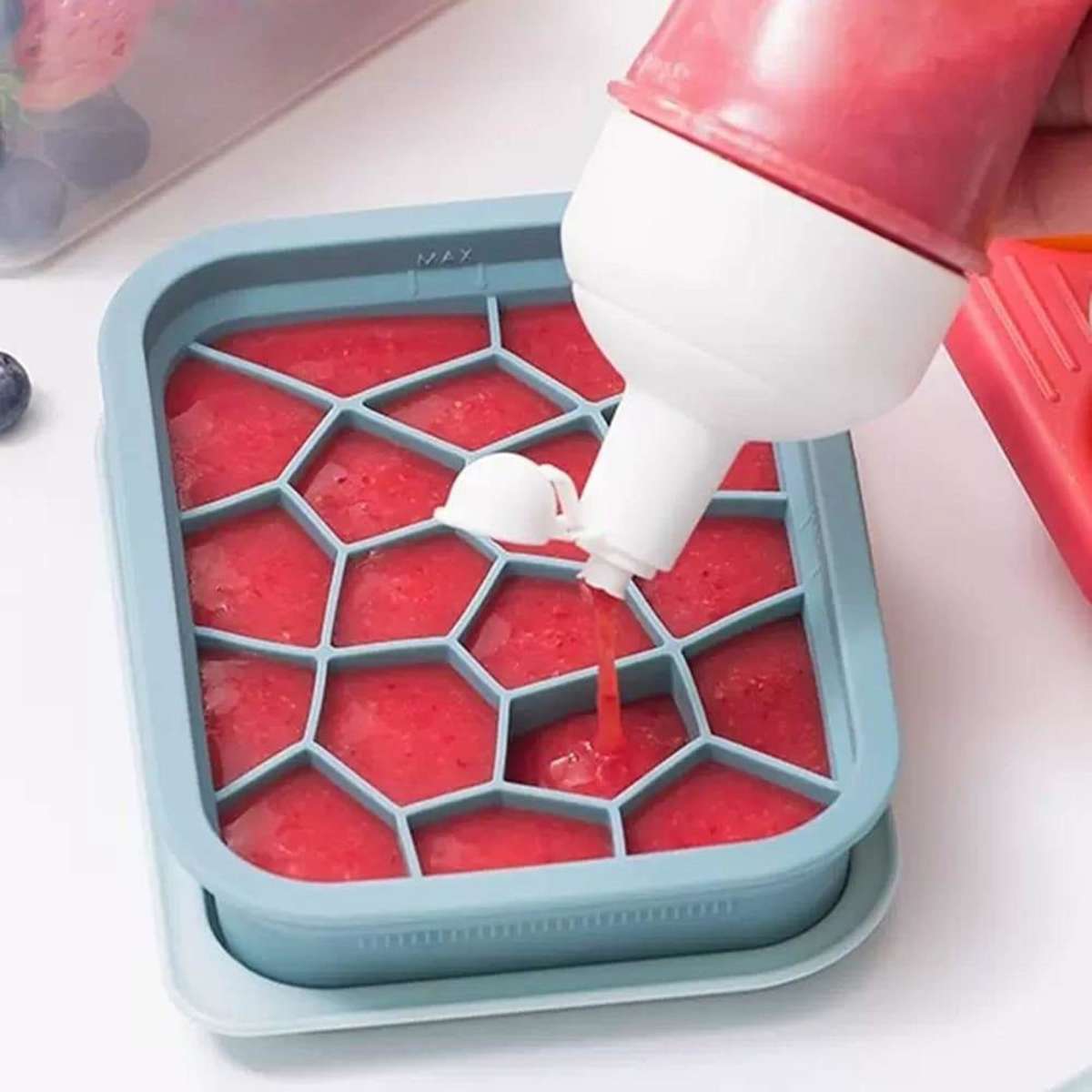 Robo Berry Silica Gel Ice Lattice Blue 149mm×114mm×36mm Woolworths