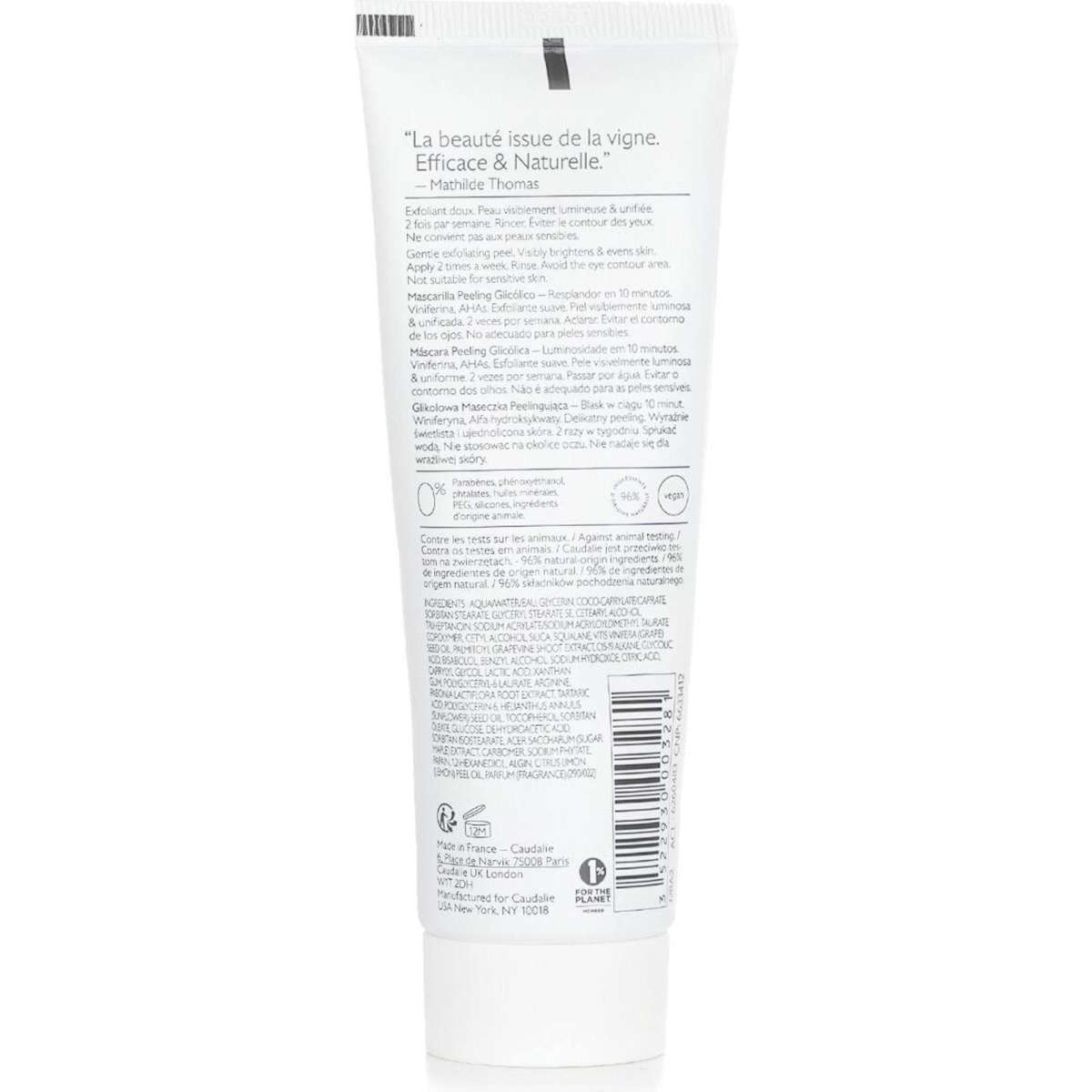 Caudalie Vinoperfect Glycolic Peel Mask 75ml/2.5oz | Woolworths