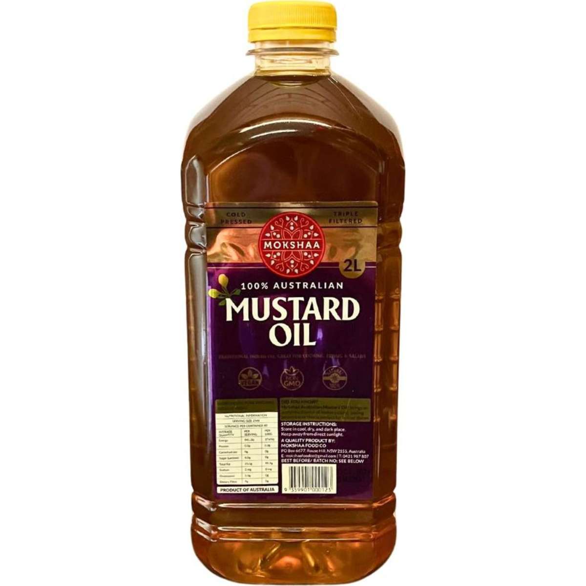 Mokshaa Australian Mustard Oil 2 L Woolworths