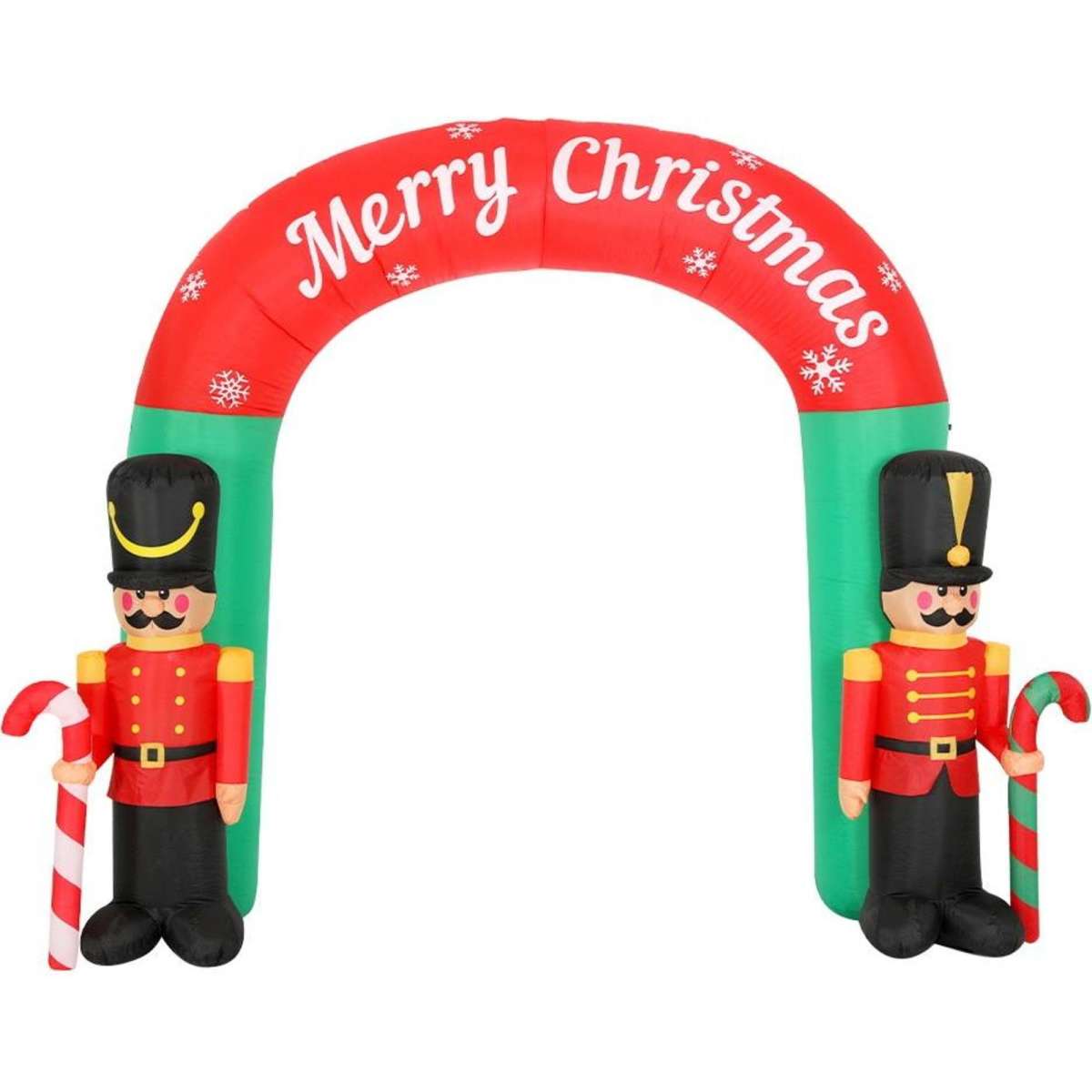 Jingle Jollys Christmas Inflatable Archwary Nutcracker 3M Illuminated