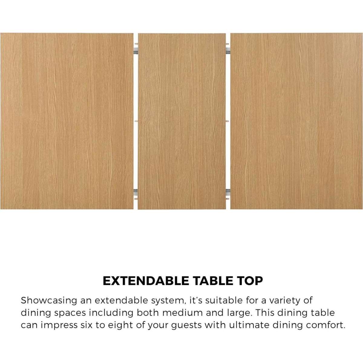 Oikiture 160cm Extendable Dining Table Kitchen Restaurant Cafe Table WoodenWhite Woolworths