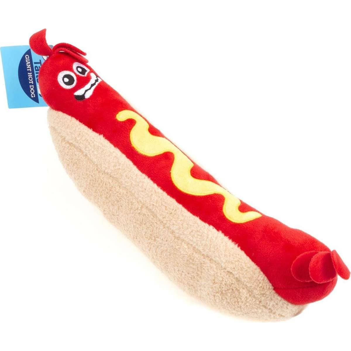 Tails Giant Hotdog Plush Dog Toy Woolworths