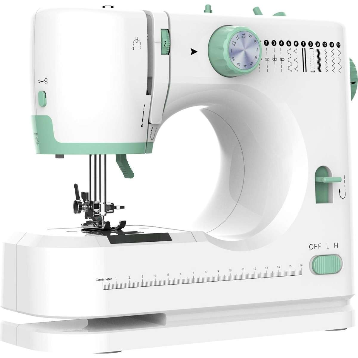 Advwin Mini Sewing Machine Portable Electric Sewing Machine for Beginners w/12 Stitch Patterns