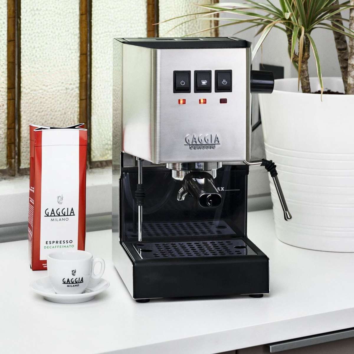 Gaggia New Classic Pro Stainless Steel Coffee Machine | Woolworths