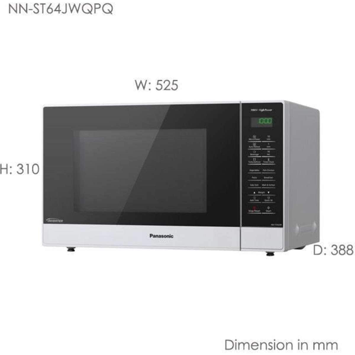 Panasonic 32L Compact Inverter Microwave Oven 1100W Woolworths