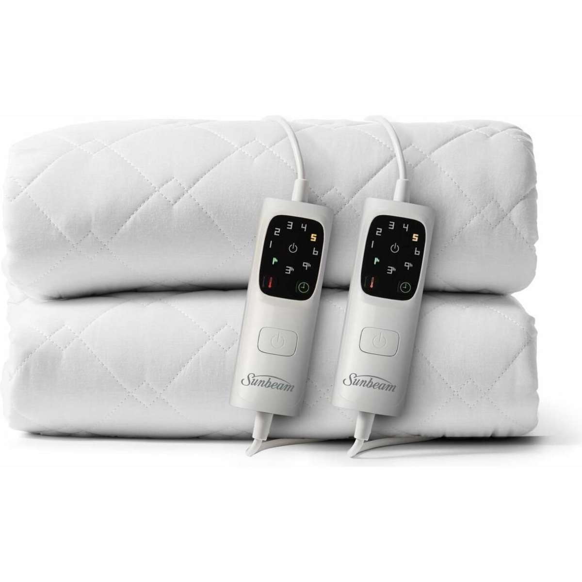 Sunbeam Sleep Perfect Quilted Antibacterial King Heated Blanket