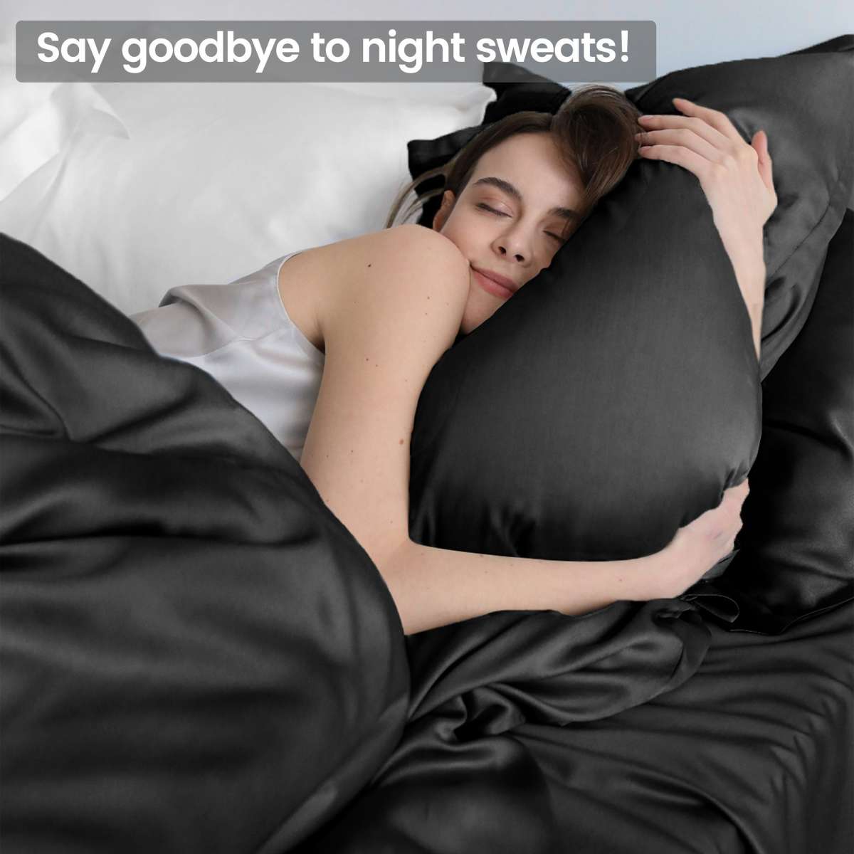 Linenova Cooling Bamboo Sheet Set King Single Black Woolworths