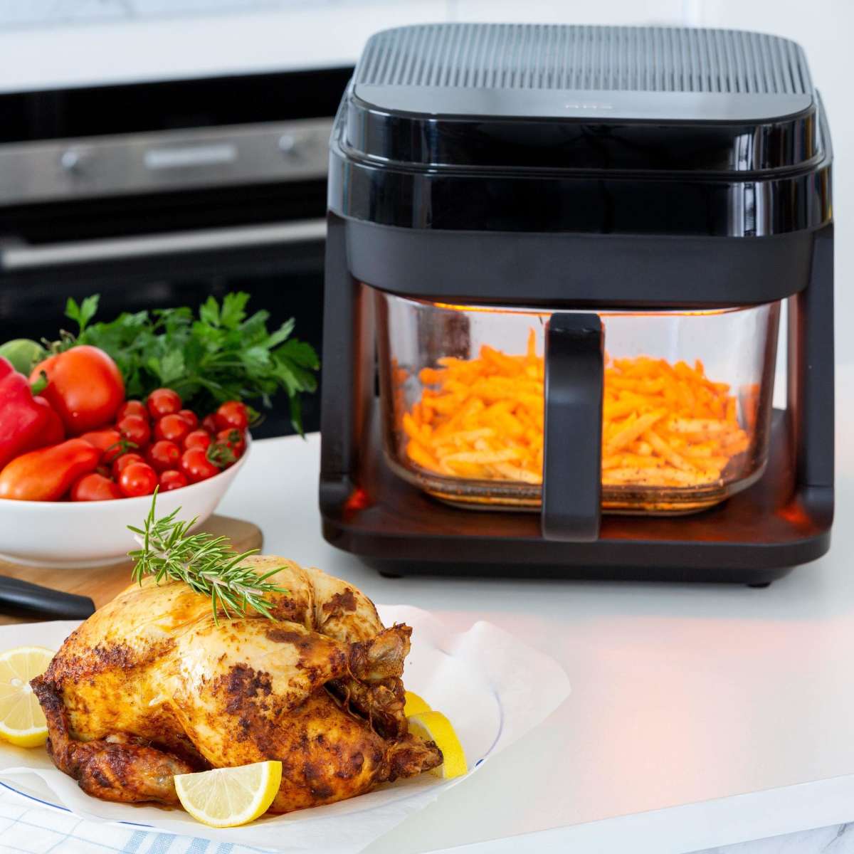 Healthy Choice 6 5L 1200W Glass Digital Air Fryer Woolworths