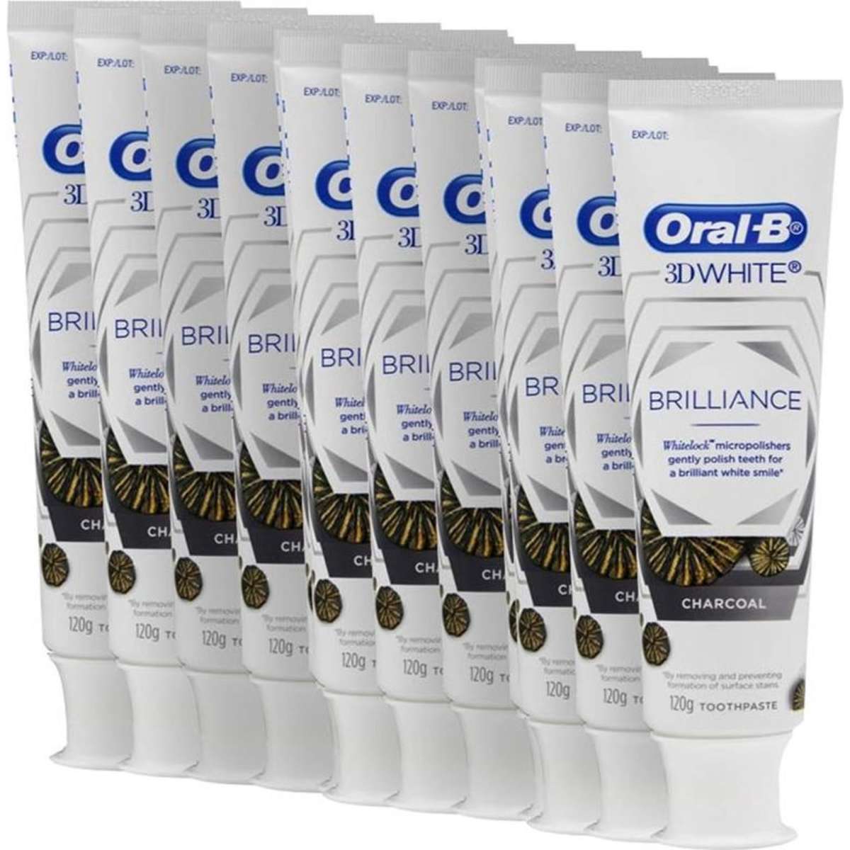 Oral-B 12 X 3DWhite Brilliance Charcoal Toothpaste 120g | Woolworths