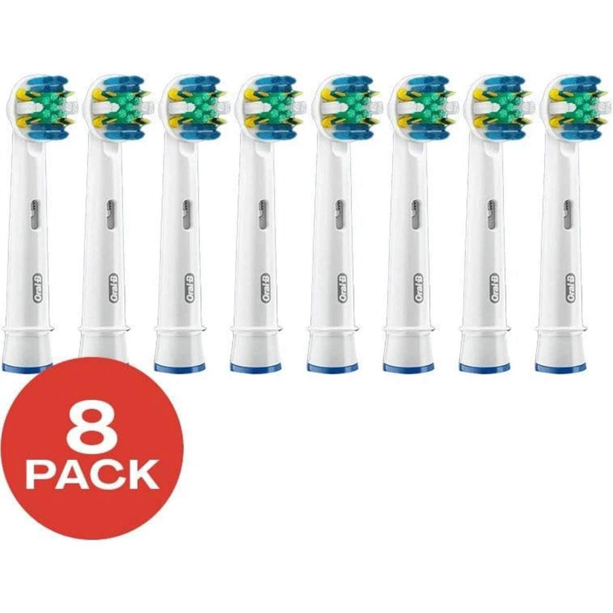 OralB 8 x Floss Action Replacement Electric Toothbrush Heads (2 x 4