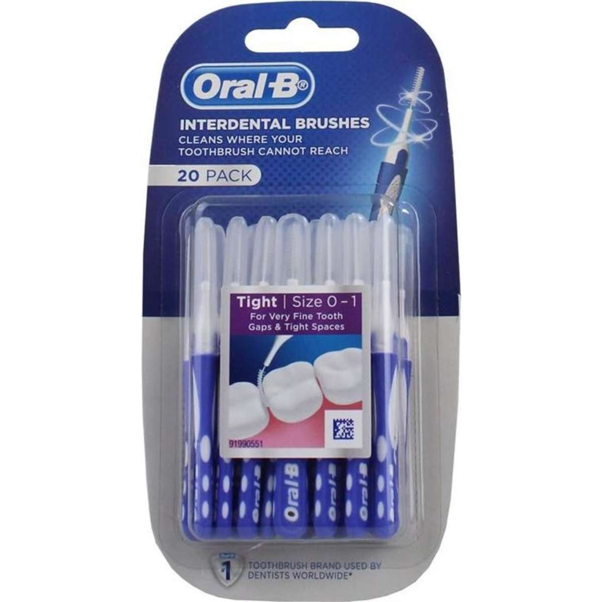 OralB 80 x Interdental Brushes (4 x 20 Pack) Woolworths