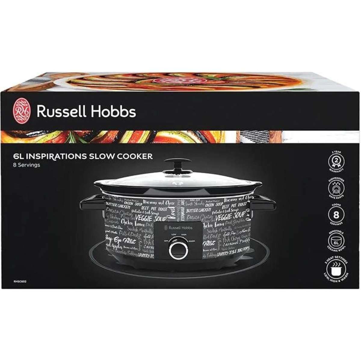 Russell Hobbs 6L Inspirations Slow Cooker Woolworths