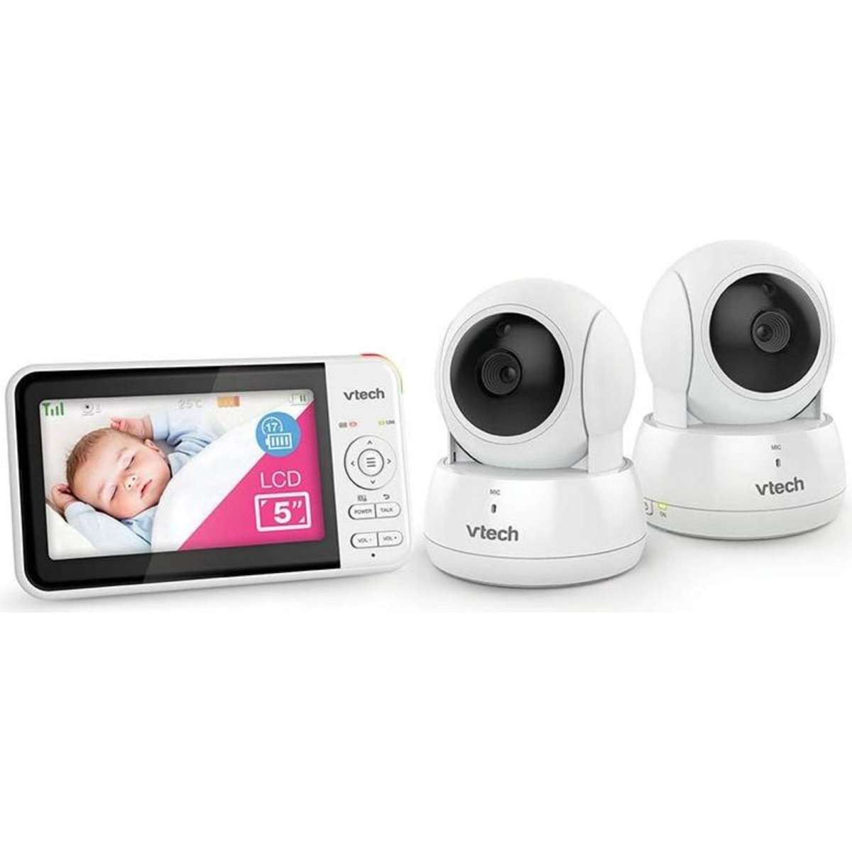 Twin video shop baby monitor