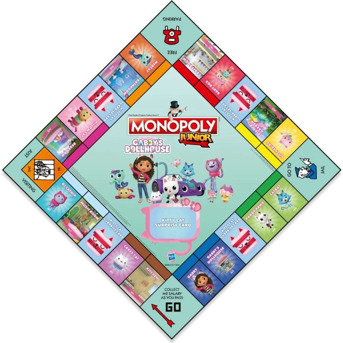 Winning Moves Monopoly Junior Gabby's Dollhouse Board Game Woolworths