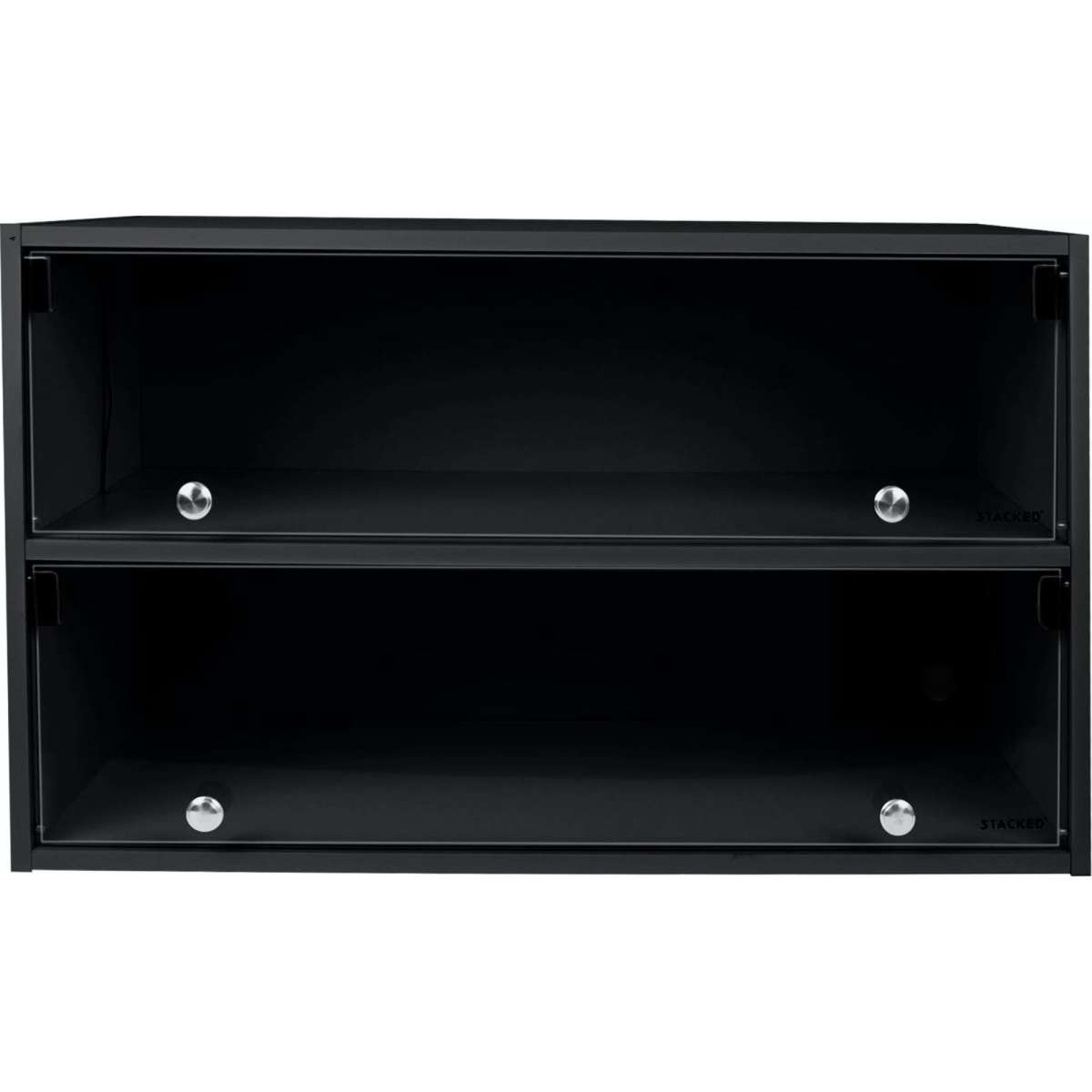 Stacked Shoes Storage LED Sneaker Display Case Stackable Rack