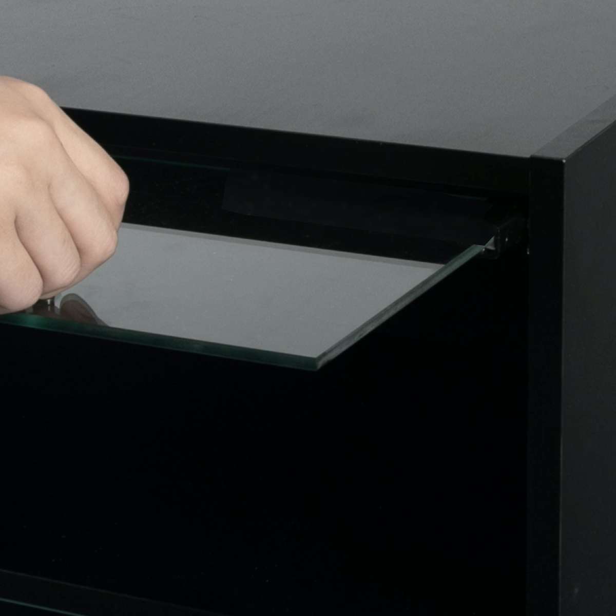 Stacked Shoes Storage LED Sneaker Display Case Stackable Rack