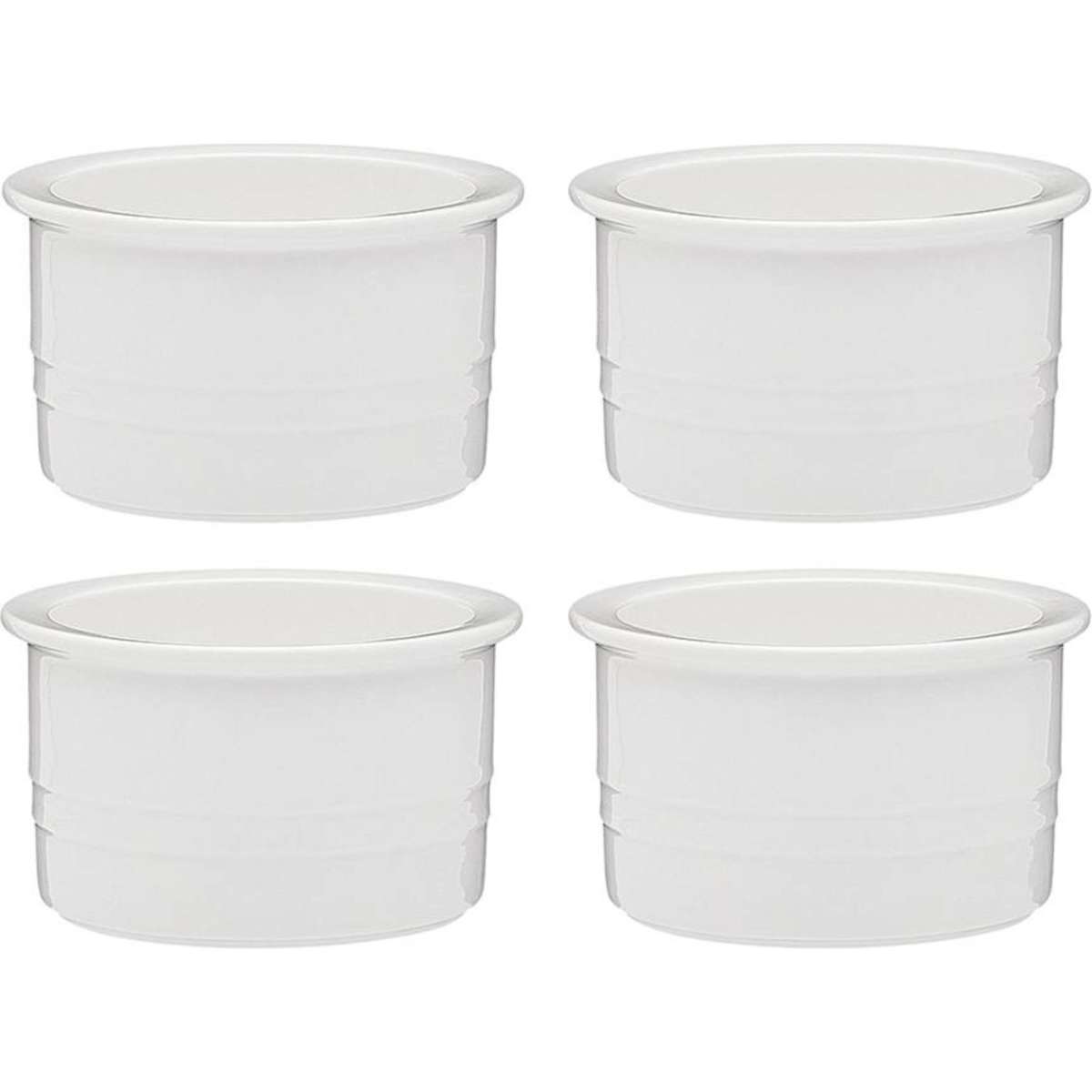 Ecology Signature Porcelain Ramekin Dish White 4pc 11cm Woolworths