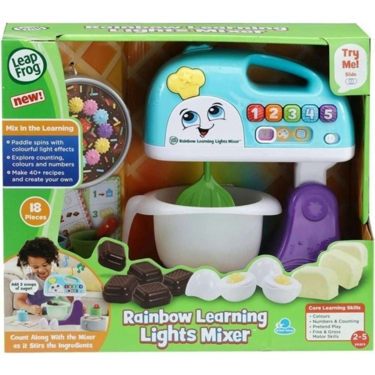 VTech Electronics LeapFrog Rainbow Learning Lights Mixer Woolworths