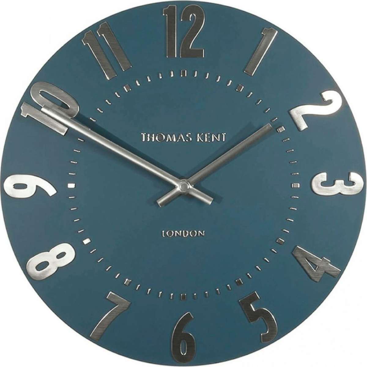 Thomas Kent 30cm Mulberry Arabic Wall Clock Midnight Blue Woolworths