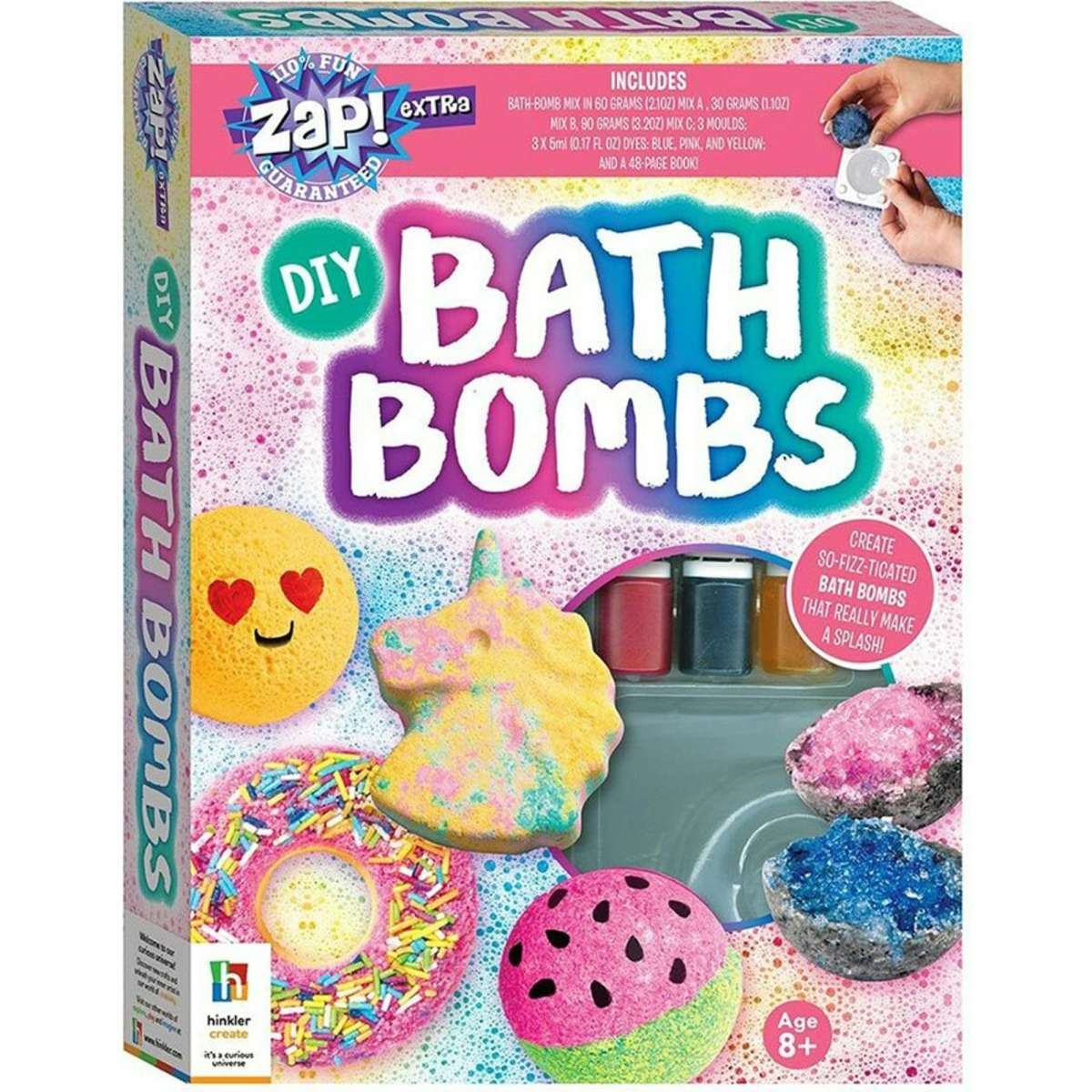 Zap! Extra DIY Bath Bombs Kids Art/Craft Activity Kit 6y+ | Woolworths