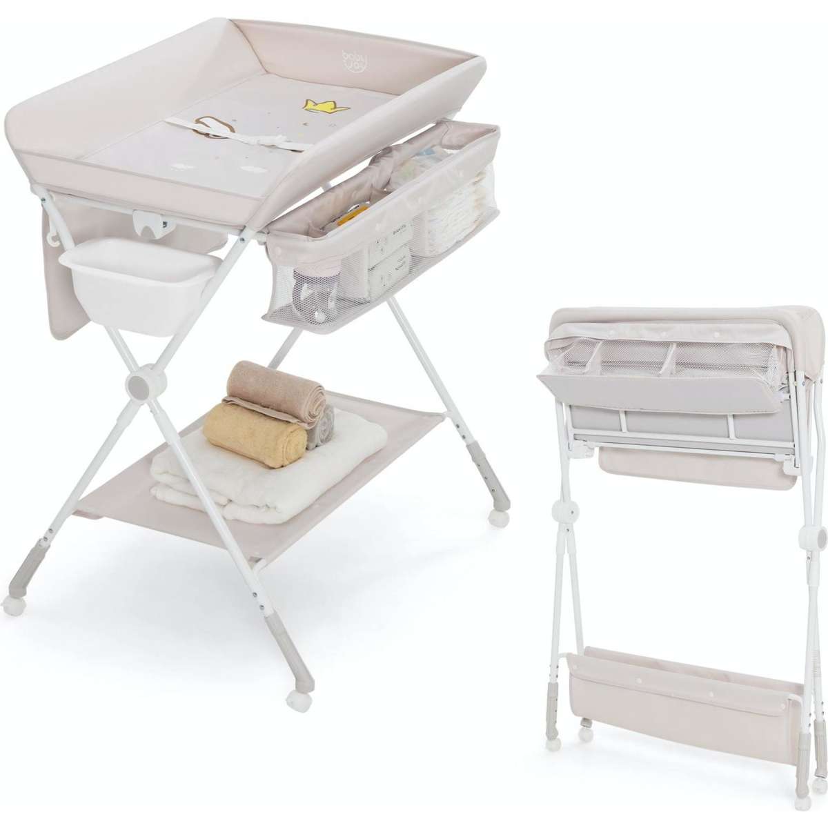 Costway baby infant bath 2025 changing table