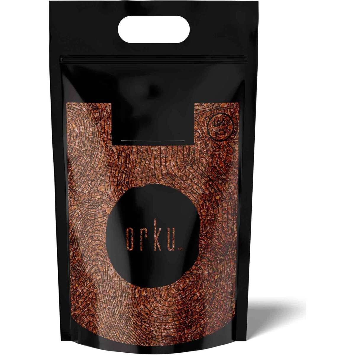 Orku 100g Organic Brown Linseed Flaxseed Whole Grain Flax Seed Non GMO ...