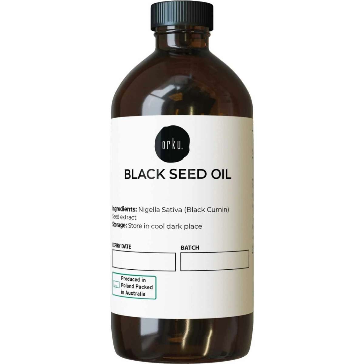 Orku 100ml Pure Black Seed Oil 100 Nigella Sativa Cumin Seed Unfiltered Cold Pressed Woolworths 6597