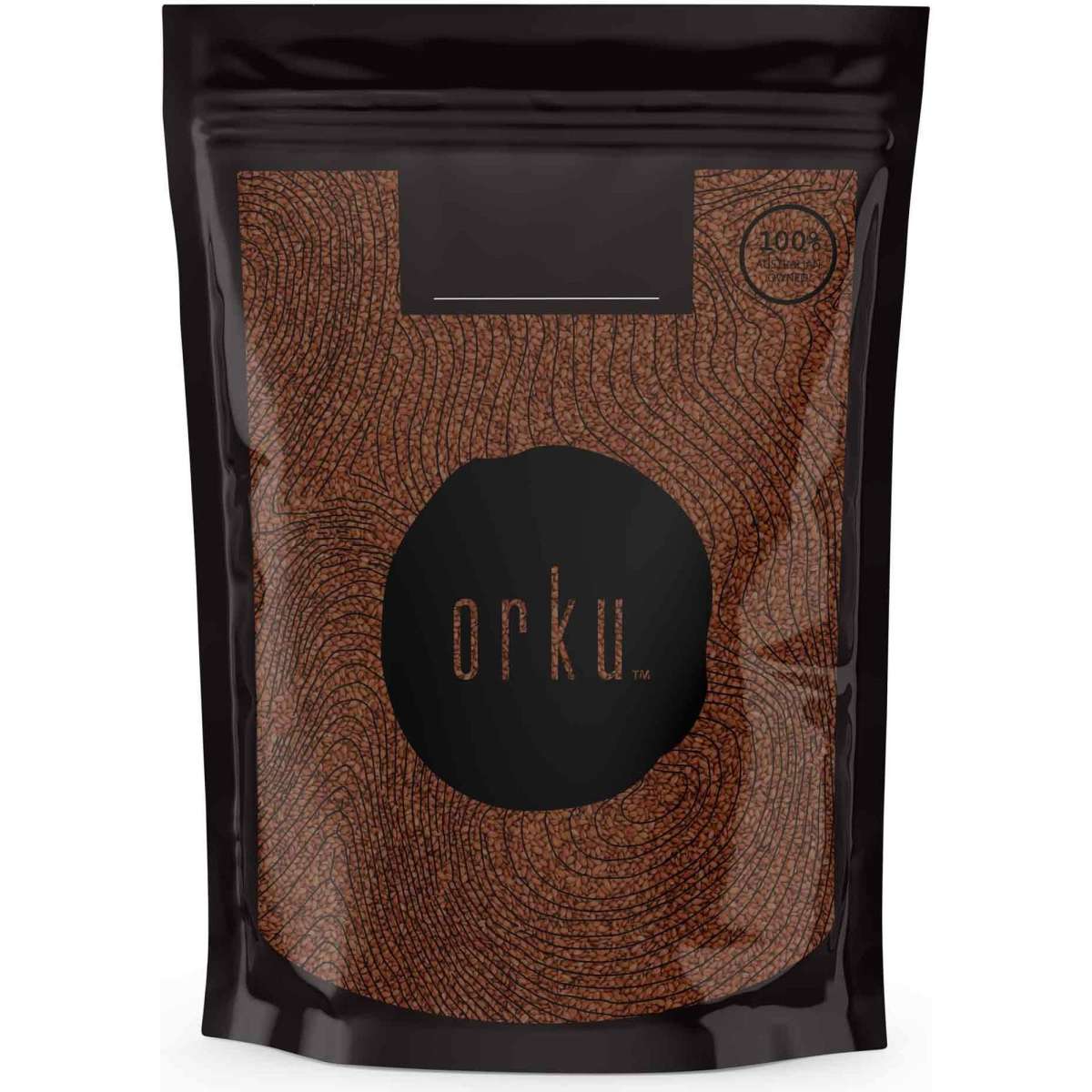 Orku 1Kg Organic Brown Linseed Flaxseed Whole Grain Flax Seed Non GMO